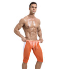 APOLLO Orange Mesh Knee Length Lounge Pyjama Shorts