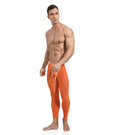 APOLLO Orange Mesh Ankle Length Lounge Pyjama Trousers