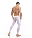 APOLLO White Mesh Ankle Length Lounge Pyjama Trousers