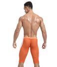 APOLLO Orange Mesh Knee Length Lounge Pyjama Shorts
